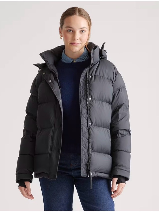 Quince Jackets & Blazers - Quince Medium Black Responsible Down Puffer Jacket READ